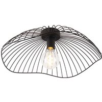 Design Deckenleuchte schwarz 50 cm - Pua von QAZQA