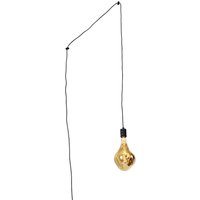 Design-Hängelampe schwarz mit Stecker inkl. LED-Leuchtmittel dimmbar - Cavalux Design-Hängelampe schwarz mit Stecker inkl. LED-Leuchtmittel dimmbar - Cavalux von QAZQA