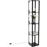 Qazqa - Design Stehleuchte schwarz inkl. led 3 Stufen dimmbar - Tianna Qazqa - Design Stehleuchte schwarz inkl. led 3 Stufen dimmbar - Tianna von QAZQA