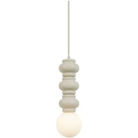 Retro-Hängelampe Beige mit mattiertem Glas - Fedde von QAZQA