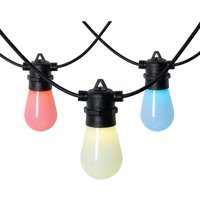 Smart LED Lichterkette 15 Meter 15 Leuchten Opal RGBW IP44 - Chill Smart LED Lichterkette 15 Meter 15 Leuchten Opal RGBW IP44 - Chill von QAZQA