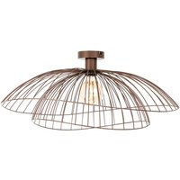 Qazqa - Smarte Deckenleuchte Bronze mit doppeltem Schirm 45cm inkl. WiFi G95 - Pua Qazqa - Smarte Deckenleuchte Bronze mit doppeltem Schirm 45cm inkl. WiFi G95 - Pua von QAZQA