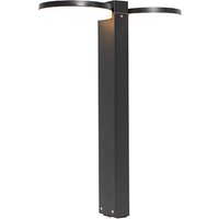 Stehende Außenleuchte schwarz 50 cm inkl. LED 2-flammig IP44 - Esmee von QAZQA