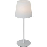 Tischleuchte weiß wiederaufladbar inkl. led und Dimmer IP54 - Jude von QAZQA