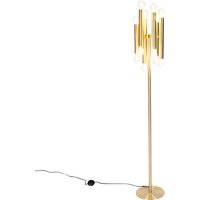 Vintage Stehlampe Gold 12-Licht -Tubi von QAZQA