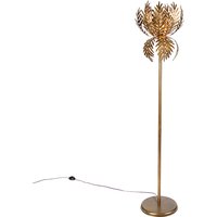 Vintage Stehlampe Gold - Botanica Simplo von QAZQA