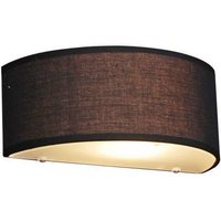 Wandleuchte Landhausstil halbrund schwarz - Drum Wandleuchte Landhausstil halbrund schwarz - Drum von QAZQA