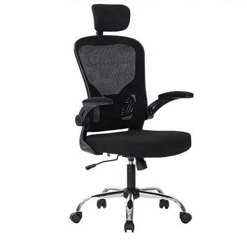 Bürostuhl, Computerstuhl mit hoher Rückenlehne, verstellbarer Drehstuhl mit Kopfstütze und Lordosenstütze, perfekt für Ihr Heimbüro, Ihren Arbeitsplatz oder Ihren Konferenzraum, Schwarz, 24,4 x 2 Bürostuhl, Computerstuhl mit hoher Rückenlehne, verstellbarer Drehstuhl mit Kopfstütze und Lordosenstütze, perfekt für Ihr Heimbüro, Ihren Arbeitsplatz oder Ihren Konferenzraum, Schwarz, 24,4 x 2 von QAZXDRFG
