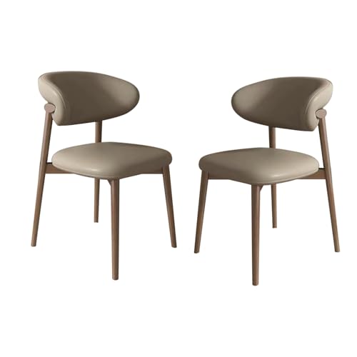 Esszimmerstühle, 2er-Set, Lounge-Esszimmerstuhl mit gepolsterter Rückenlehne, robust, einfach zu montieren, geeignet für Wohnzimmer, Esszimmer, Freizeitbereich usw. A-Dunkelkhaki 21,3 Zoll * 18,9 Esszimmerstühle, 2er-Set, Lounge-Esszimmerstuhl mit gepolsterter Rückenlehne, robust, einfach zu montieren, geeignet für Wohnzimmer, Esszimmer, Freizeitbereich usw. A-Dunkelkhaki 21,3 Zoll * 18,9 von QAZXDRFG