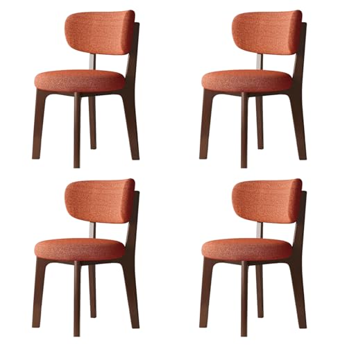 Esszimmerstühle aus Holz, 2er-/4er-/6er-Set – Polsterstühle im Mid-Century-Modern-Stil, Stoff aus Baumwolle und Leinen, der Stuhlbezug ist abnehmbar und waschbar, für Küche, Wohnzimmer, Esszimmer Esszimmerstühle aus Holz, 2er-/4er-/6er-Set – Polsterstühle im Mid-Century-Modern-Stil, Stoff aus Baumwolle und Leinen, der Stuhlbezug ist abnehmbar und waschbar, für Küche, Wohnzimmer, Esszimmer von QAZXDRFG