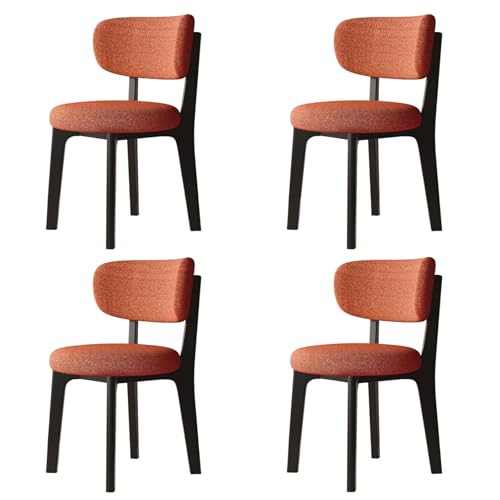 Esszimmerstühle aus Holz, 2er-/4er-/6er-Set – Polsterstühle im Mid-Century-Modern-Stil, Stoff aus Baumwolle und Leinen, der Stuhlbezug ist abnehmbar und waschbar, für Küche, Wohnzimmer, Esszimmer Esszimmerstühle aus Holz, 2er-/4er-/6er-Set – Polsterstühle im Mid-Century-Modern-Stil, Stoff aus Baumwolle und Leinen, der Stuhlbezug ist abnehmbar und waschbar, für Küche, Wohnzimmer, Esszimmer von QAZXDRFG