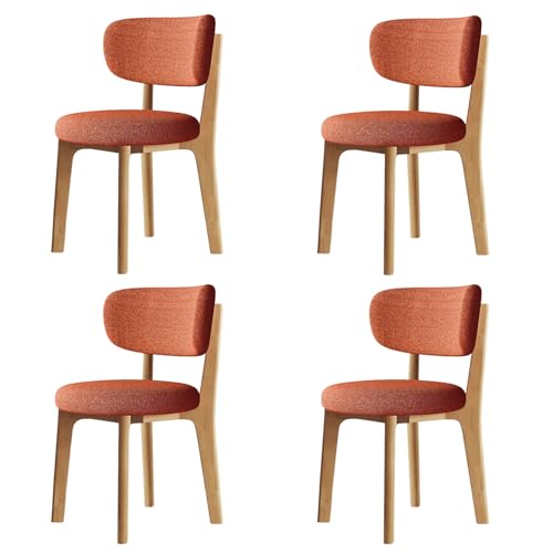 Esszimmerstühle aus Holz, 2er-/4er-/6er-Set – Polsterstühle im Mid-Century-Modern-Stil, Stoff aus Baumwolle und Leinen. Der Stuhlbezug ist abnehmbar und waschbar, für Küche, Wohnzimmer und Esszim Esszimmerstühle aus Holz, 2er-/4er-/6er-Set – Polsterstühle im Mid-Century-Modern-Stil, Stoff aus Baumwolle und Leinen. Der Stuhlbezug ist abnehmbar und waschbar, für Küche, Wohnzimmer und Esszim von QAZXDRFG