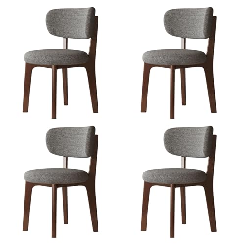Esszimmerstühle aus Holz, 2er-/4er-/6er-Set – Polsterstühle im Mid-Century-Modern-Stil, Stoff aus Baumwolle und Leinen. Der Stuhlbezug ist abnehmbar und waschbar, für Küche, Wohnzimmer und Esszim Esszimmerstühle aus Holz, 2er-/4er-/6er-Set – Polsterstühle im Mid-Century-Modern-Stil, Stoff aus Baumwolle und Leinen. Der Stuhlbezug ist abnehmbar und waschbar, für Küche, Wohnzimmer und Esszim von QAZXDRFG