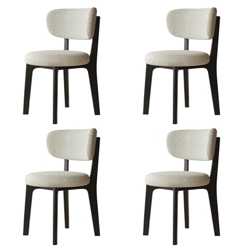 Esszimmerstühle aus Holz, 2er-/4er-/6er-Set – Polsterstühle im Mid-Century-Modern-Stil, Stoff aus Baumwolle und Leinen. Der Stuhlbezug ist abnehmbar und waschbar, für Küche, Wohnzimmer und Esszim Esszimmerstühle aus Holz, 2er-/4er-/6er-Set – Polsterstühle im Mid-Century-Modern-Stil, Stoff aus Baumwolle und Leinen. Der Stuhlbezug ist abnehmbar und waschbar, für Küche, Wohnzimmer und Esszim von QAZXDRFG