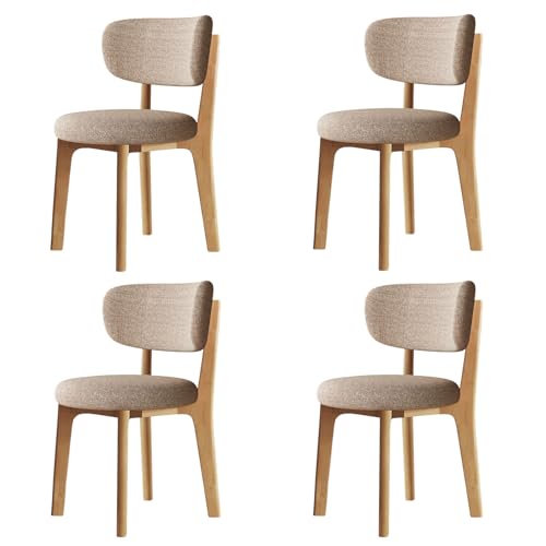 Esszimmerstühle aus Holz, 2er-/4er-/6er-Set – Polsterstühle im Mid-Century-Modern-Stil, Stoff aus Baumwolle und Leinen. Der Stuhlbezug ist abnehmbar und waschbar, für Küche, Wohnzimmer und Esszim Esszimmerstühle aus Holz, 2er-/4er-/6er-Set – Polsterstühle im Mid-Century-Modern-Stil, Stoff aus Baumwolle und Leinen. Der Stuhlbezug ist abnehmbar und waschbar, für Küche, Wohnzimmer und Esszim von QAZXDRFG