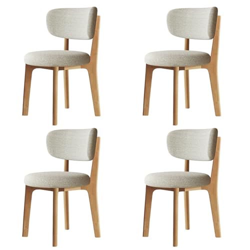 Esszimmerstühle aus Holz, 2er-/4er-/6er-Set – Polsterstühle im Mid-Century-Modern-Stil, Stoff aus Baumwolle und Leinen. Der Stuhlbezug ist abnehmbar und waschbar, für Küche, Wohnzimmer und Esszim Esszimmerstühle aus Holz, 2er-/4er-/6er-Set – Polsterstühle im Mid-Century-Modern-Stil, Stoff aus Baumwolle und Leinen. Der Stuhlbezug ist abnehmbar und waschbar, für Küche, Wohnzimmer und Esszim von QAZXDRFG