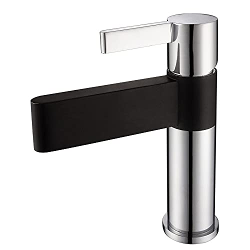 Factory Direct Waschtischarmatur Wels Auslaufarmatur mit Einhebel in Chrom Schwarz Factory Direct Waschtischarmatur Wels Auslaufarmatur mit Einhebel in Chrom Schwarz von QAZXDRFG