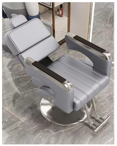 QAZXDRFG Hydraulischer Friseurstuhl mit 360° Drehgelenk und verstellbarer Kopfstütze, Liegestylist für professionelle Friseure QAZXDRFG Hydraulischer Friseurstuhl mit 360° Drehgelenk und verstellbarer Kopfstütze, Liegestylist für professionelle Friseure von QAZXDRFG