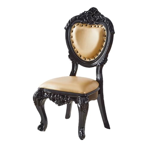 QAZXDRFG Kleiner Polsterstuhl, Starke Tragfähigkeit, Retro-Niedrige Lederstühle mit Rückenlehne, Modischer Haushaltshocker für Eingangs-Couchtische, Sitzhöhe 11,81 Zoll, Gold QAZXDRFG Kleiner Polsterstuhl, Starke Tragfähigkeit, Retro-Niedrige Lederstühle mit Rückenlehne, Modischer Haushaltshocker für Eingangs-Couchtische, Sitzhöhe 11,81 Zoll, Gold von QAZXDRFG