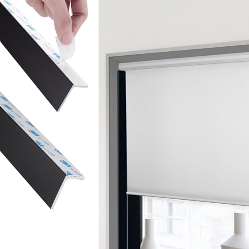 QAZXDRFG Lichtblockierende Streifen für Rollos, ohne Bohren, für Schlafzimmer, Fenster, 30, 55, 70, 95, 110, 135, 150, 180 l, Lückenblockierungen, 2 Stück, 180 cm, 2 Stück QAZXDRFG Lichtblockierende Streifen für Rollos, ohne Bohren, für Schlafzimmer, Fenster, 30, 55, 70, 95, 110, 135, 150, 180 l, Lückenblockierungen, 2 Stück, 180 cm, 2 Stück von QAZXDRFG