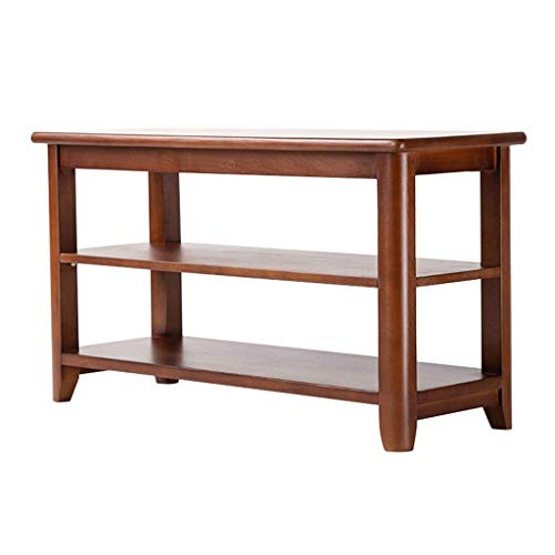 QBGJDOGE Home Mall - Schuhbank aus Buchenholz, 2-stöckiges Schuhregal, for Flur und Eingangsbereich, 3 Farben 3(#2,100x31x45cm) von QBGJDOGE