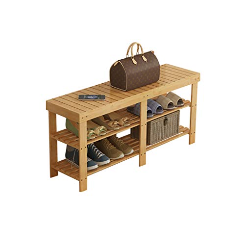 QBGJDOGE Schuhbank Kleines Schuhregal Einfach Mehrschichtiger Multifunktions-Schuhschrank Wechselschuhbank Wirtschaftlicher Haushalt(17cm*28cm*45cm*100cm) von QBGJDOGE