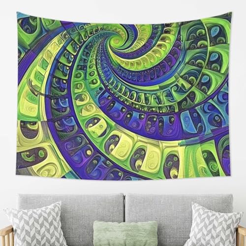 QBGJDOGE Wandteppich, abstrakte Geometrie, 91,4 x 121,9 cm, Poster, Wandteppiche, Hippie-Wandteppich, ästhetischer Wandbehang, Stoff, Kunstdruck for Festival, Party, Zuhause, Schlafzimmer, Wohnzimmer, von QBGJDOGE