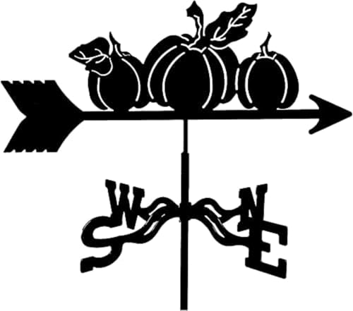 Wetterfahne mit Pfeilen, Ornament, Gartenspieß, Windrichtung, Messwerkzeug, professionell, Garten, Hof, einfach zu verwenden, Dekoration (drei S) von QBGJDOGE