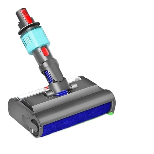 QBGKSFHG Kompatibel Mit Dyson V7 V8 V10 V11 V15. Nass- Und Trockenwaschbürste Mit Grünem Licht, Zubehör for Staubsauger, Elektrischer Moppkopf von QBGKSFHG
