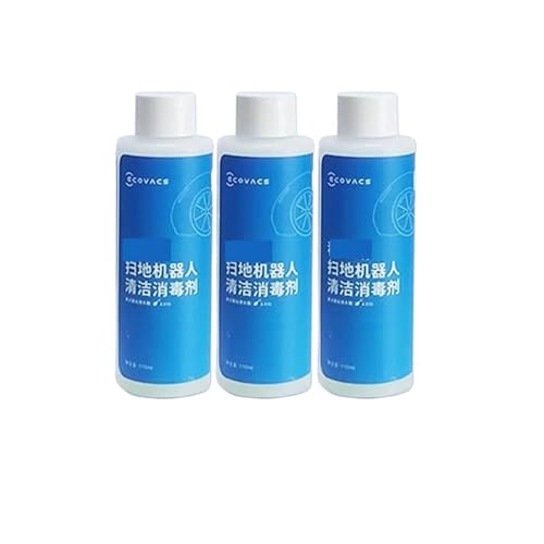 QBGKSFHG Reinigungslösung. Kompatibel Mit ECOVACS Deebot Liquid T20 N9 T10 OMNI/T10 Turbo/X1 Omni/X1 Turbo X2/X2 Pro T20. Bodenreiniger Easy(3pcs) von QBGKSFHG