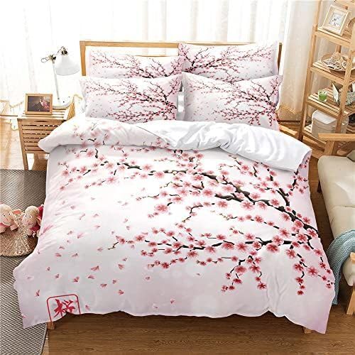 QBIDCSX Bettwäsche 200x200 Clubblüte Bettwäsche-Sets mit Reißverschluss Schließung - Weicher Atmungsaktive Mikrofaser Bettbezug 200x200 cm für Babys Kinder + 1 Kissenbezug 80x80 cm Pferd von QBIDCSX