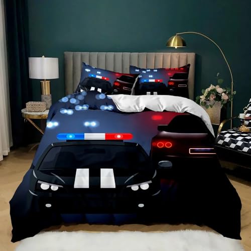 QBIDCSX Bettwäsche 200x200 Polizeiauto Bettwäsche-Sets mit Reißverschluss Schließung - Weicher Atmungsaktive Mikrofaser Bettbezug 200x200 cm für Babys Kinder + 1 Kissenbezug 80x80 cm Pferd QBIDCSX Bettwäsche 200x200 Polizeiauto Bettwäsche-Sets mit Reißverschluss Schließung - Weicher Atmungsaktive Mikrofaser Bettbezug 200x200 cm für Babys Kinder + 1 Kissenbezug 80x80 cm Pferd von QBIDCSX