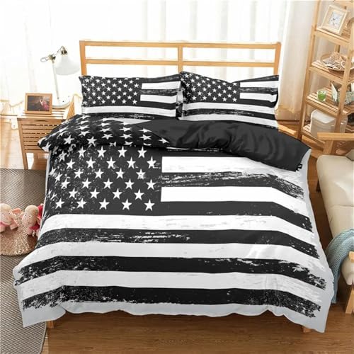 QBIDCSX Bettwäsche 200x220 Amerikanische Flagge Bettwäsche-Sets mit Reißverschluss Schließung für Erwachsene Jugendliche Kinder Weicher Atmungsaktive Mikrofaser Bettbezug + 2 Kopfkissenbezug 80x80 cm QBIDCSX Bettwäsche 200x220 Amerikanische Flagge Bettwäsche-Sets mit Reißverschluss Schließung für Erwachsene Jugendliche Kinder Weicher Atmungsaktive Mikrofaser Bettbezug + 2 Kopfkissenbezug 80x80 cm von QBIDCSX