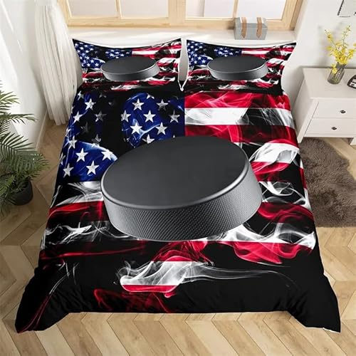 QBIDCSX Bettwäsche 200x220 Hockey Bettwäsche-Sets mit Reißverschluss Schließung für Erwachsene Jugendliche Kinder Weicher Atmungsaktive Mikrofaser Bettbezug + 2 Kopfkissenbezug 80x80 cm QBIDCSX Bettwäsche 200x220 Hockey Bettwäsche-Sets mit Reißverschluss Schließung für Erwachsene Jugendliche Kinder Weicher Atmungsaktive Mikrofaser Bettbezug + 2 Kopfkissenbezug 80x80 cm von QBIDCSX
