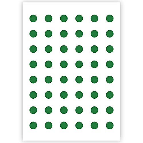 QBIX Schablone mit Punktmuster, für Malerei auf Holz, Leinwand, Papier, Stoff, Boden, Wand und Fliesen – Wiederverwendbare DIY Kunst und Handwerk Schablonen (A5 (14,8 x 21 cm) von QBIX