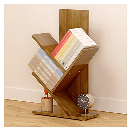 QBKLI Baumförmiges Bücherregal für den Schreibtisch, Bücherregal, Regal, Thekenregal, Aufbewahrungseinheit, Kommode, Schrank für Büro, Arbeitszimmer von QBKLI