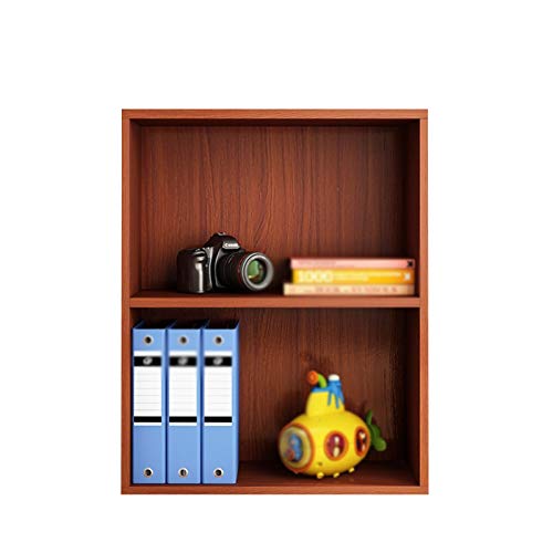 QBKLI Bücherregal, Tischregal, Doppellagiges Bücherregal, frei kombinierbarer Aufbewahrungsschrank, Wohnzimmer-Sofa-Seitenschrank von QBKLI