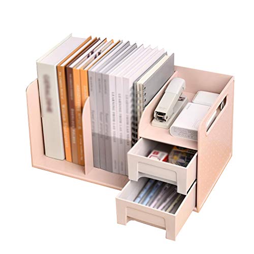 QBKLI Lagerregal, Bücherregal-Lagerregal, Schreibtisch-Organizer, kleines Schreibtisch-Bücherregal, solide für Schlafzimmer, Wohnzimmer von QBKLI