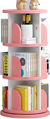 QBKLI Schwenkbarer 3/4/5-stufiger Lagerturm, 360° kreatives drehbares Bücherregal, freistehendes Bücherregal in modernem Design für den Heim- und Bürogebrauch von QBKLI