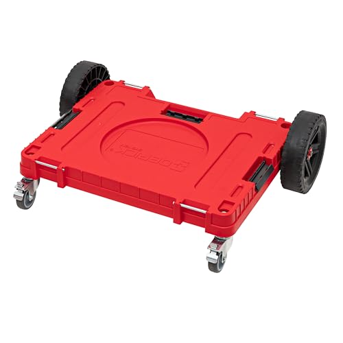QBRICK SYSTEM Transportroller Rollbrett Transportbrett 120 kg Tragkraft ONE Transport Platform All Terrain RED Ultra HD Rot 750 x 542 x 223 mm von QBRICK SYSTEM