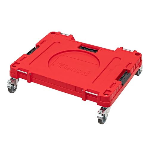 QBRICK SYSTEM Transportroller Rollbrett Transportbrett 120 kg Tragkraft ONE Transport Platform Workshop RED Ultra HD Rot 625 x 503 x 160 mm von QBRICK SYSTEM