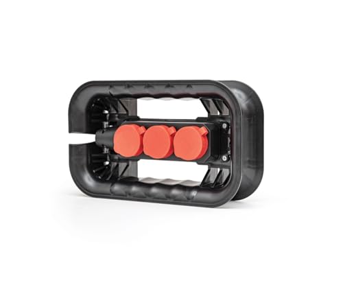 Qbrick System Kabelaufwickler mit Steckdosenleiste Custom Cable Winder Set Kabel Organiser für Werkzeugkisten Werkzeugkoffer Zubehör Modular von QBRICK SYSTEM