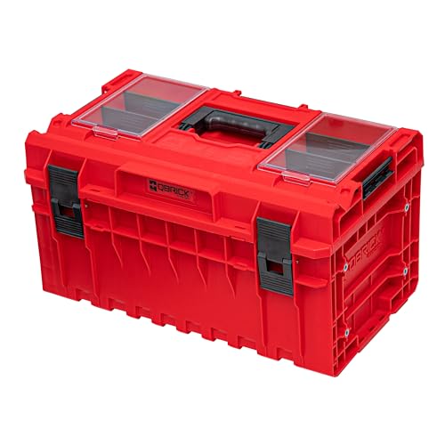 QBRICK SYSTEM Werkzeugkoffer Werkzeugkasten Leer Werkzeugkiste ONE 350 2.0 Profi RED Ultra HD Rot 600 x 400 x 330 mm von QBRICK SYSTEM