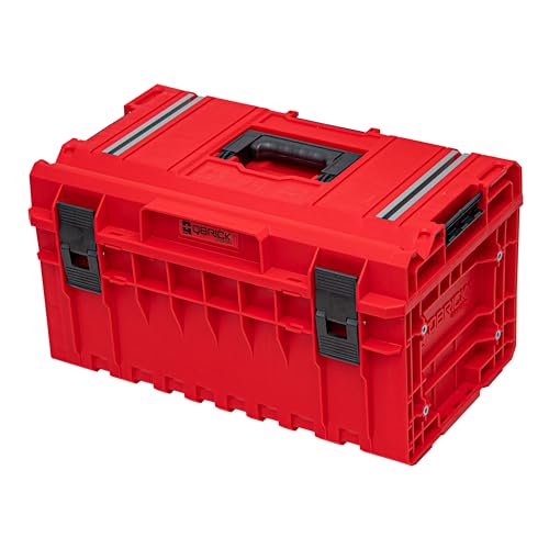 QBRICK SYSTEM Werkzeugkoffer Werkzeugkasten Leer Werkzeugkiste ONE 350 2.0 Technik RED Ultra HD Rot 600 x 400 x 330 mm von QBRICK SYSTEM