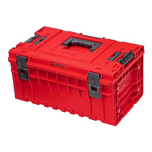 QBRICK SYSTEM Werkzeugkoffer Werkzeugkasten Leer Werkzeugkiste ONE 350 2.0 Vario RED Ultra HD Rot 600 x 400 x 330 mm von QBRICK SYSTEM