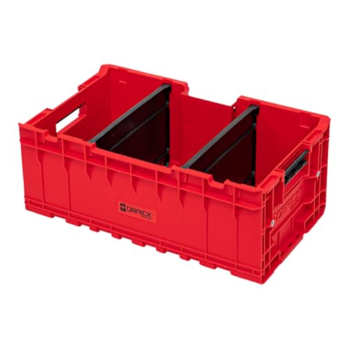 QBRICK SYSTEM Werkzeugkoffer Werkzeugkasten Leer Werkzeugkiste ONE Box Plus RED Ultra HD Rot 600 x 375 x 250 mm von QBRICK SYSTEM