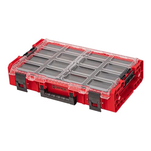 QBRICK SYSTEM Werkzeugkoffer Werkzeugkasten Leer Werkzeugkiste ONE Organizer XL 2.0 MFI RED Ultra HD Rot 600 x 400 x 145 mm von QBRICK SYSTEM