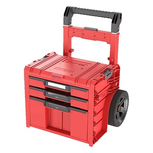 Qbrick System Pro Cart 2.0 Plus 3 Schubladen HD Rot von QBRICK SYSTEM