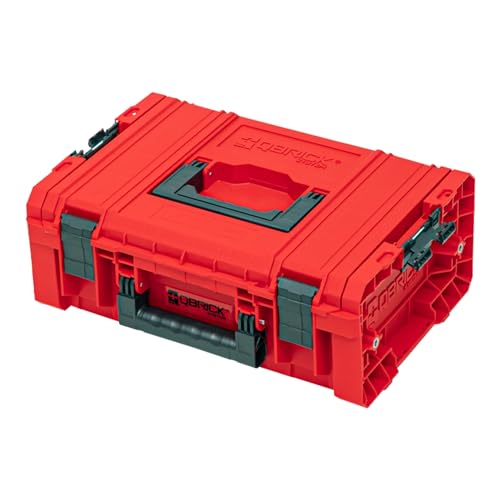 Qbrick System Pro Technician Case 2.0 Red Ultra HD Werkzeugkoffer Werkzeugkasten Werkzeugbox aus Kunstoff Werkzeugkiste mit Klemmverschlüssen Toolbox Organizer Für Werkstatt Rot 45 x 33,2 x 17,1 cm von QBRICK SYSTEM