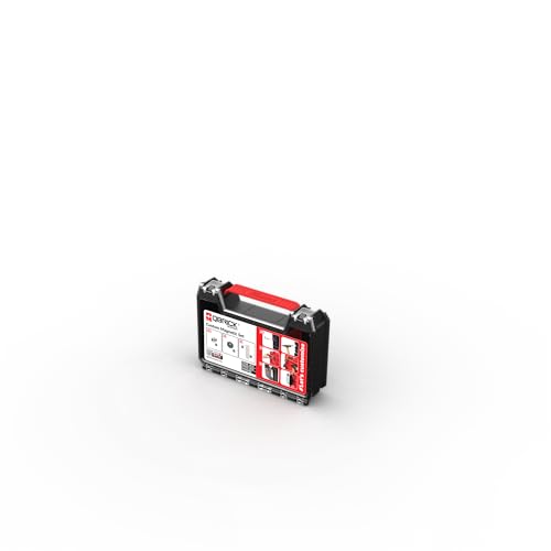 Qbrick System Sortierbox Custom Magnetic Set Sortimentskasten Kleinteile Organizer mit Magnetischer Befestigung für Werkzeugkisten Werkzeugkoffer Modular von QBRICK SYSTEM